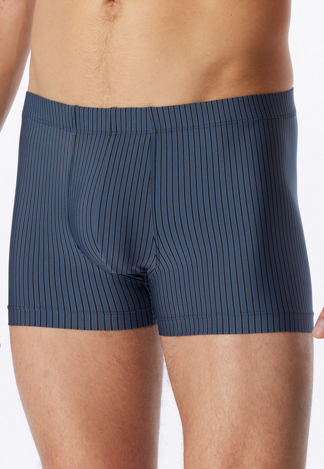 Schiesser Boxershorts Pure Micro ohne Eingriff, sportlicher Look mit Streifen – Bild 3 von 5