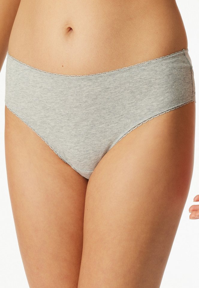 Schiesser Brasilslip Modern Multipacks (3er Pack) Spitzenbänder, Single-Jersey, Baumwollmischung – Bild 3 von 5