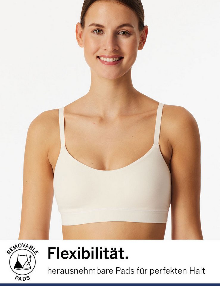 Schiesser Bustier Unique Cotton bh bra-lette bustier – Bild 3 von 5