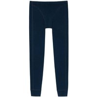 SCHIESSER Herren Lange Unterhose - "95/5", Single Jersey, Cotton Stretch, Größe M in Blau