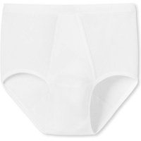 SCHIESSER Herren Slip - Original Doppelripp, Classic, Baumwolle, Eingriff, Größe M in Weiß