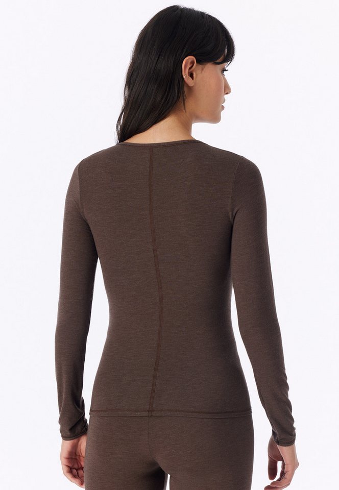 Schiesser Langarmshirt Personal Fit mit flachen Seitennähten für höchsten Tragekomfort – Bild 4 von 5