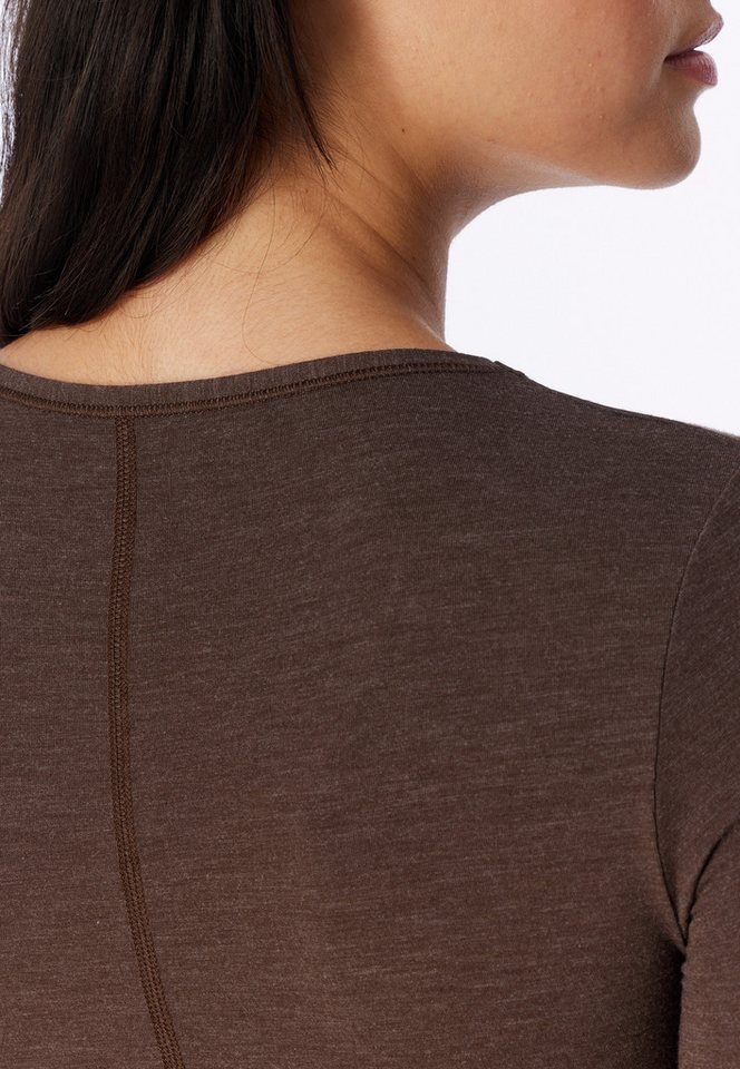 Schiesser Langarmshirt Personal Fit mit flachen Seitennähten für höchsten Tragekomfort – Bild 5 von 5