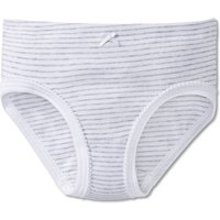 SCHIESSER Mädchen Slip - Unterhose, Hüftslip, Feinripp, Basic, 98-140, Größe 92 in Grau