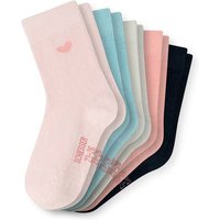 SCHIESSER Mädchen Socken, 5er Pack - "Legwear Kids", Muster, Baumwolmischung, Größe 31-34 in Pink