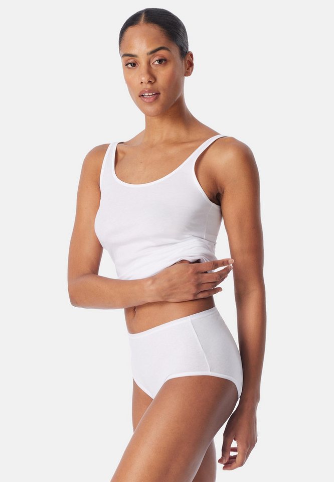 Schiesser Midislip 4er Pack 95/5 Cotton (Spar-Set, 4-St) Midi Slip - Baumwolle - Besonders flache Nähte und supersofter Bund – Bild 5 von 5