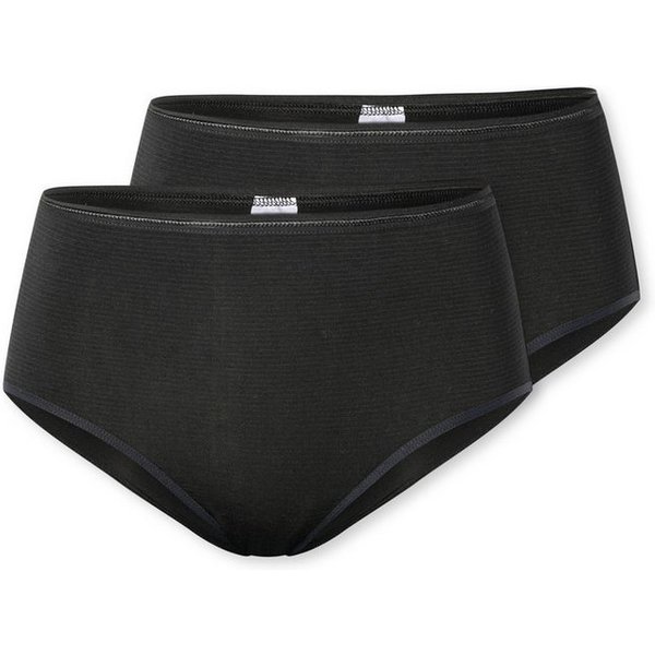 Schiesser Midislip Modal Essentials (2er Pack) Glanzgarn-Details, weicher Bund, Basic