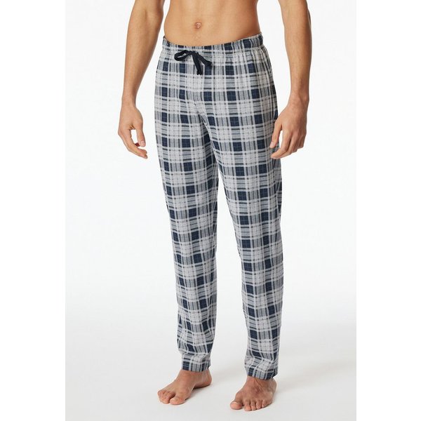 Schiesser Pyjamahose Mix + Relax gestreift, seitliche Taschen, Bindekordel