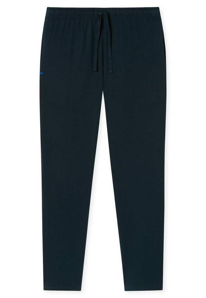 Schiesser Pyjamahose Mix + Relax gestreift, seitliche Taschen, Bindekordel – Bild 2 von 5