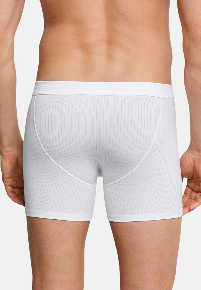 Schiesser Retro Boxer 4er Pack Cotton Essentials Authentic (Spar-Set, 4-St) Retro Short / Pant - Baumwolle - mit Eingriff – Bild 3 von 5