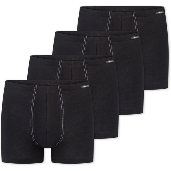 Schiesser Retro Boxer 4er Pack Cotton Essentials (Spar-Set) Retro Short / Pant - Baumwolle - ohne Eingriff