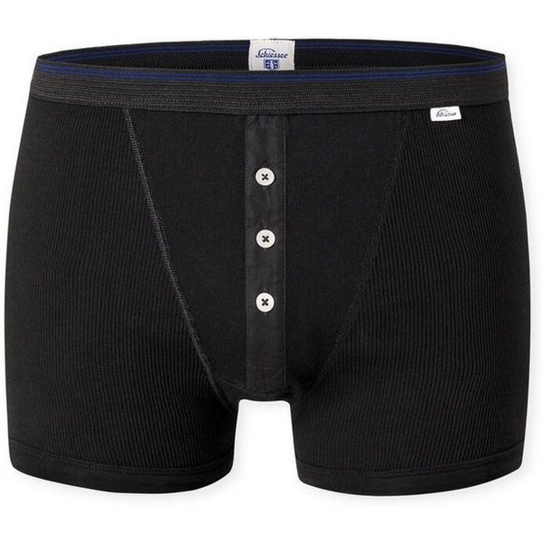SCHIESSER REVIVAL Retro Pants Long Friedrich (Doppelpack) erstklassige, traditionelle Doppelripp-Qualität