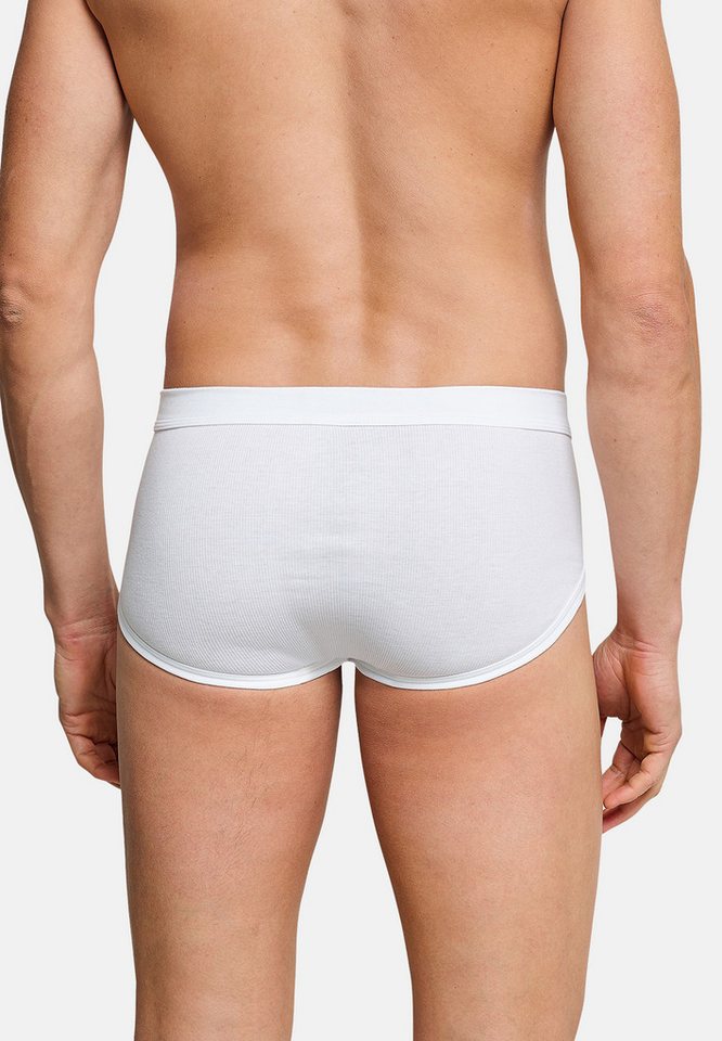 Schiesser Slip 4er Pack Cotton Essentials Doppelripp (Spar-Set, 4-St) Slip / Unterhose - Baumwolle - mit Eingriff - Strapazierfähig – Bild 3 von 5