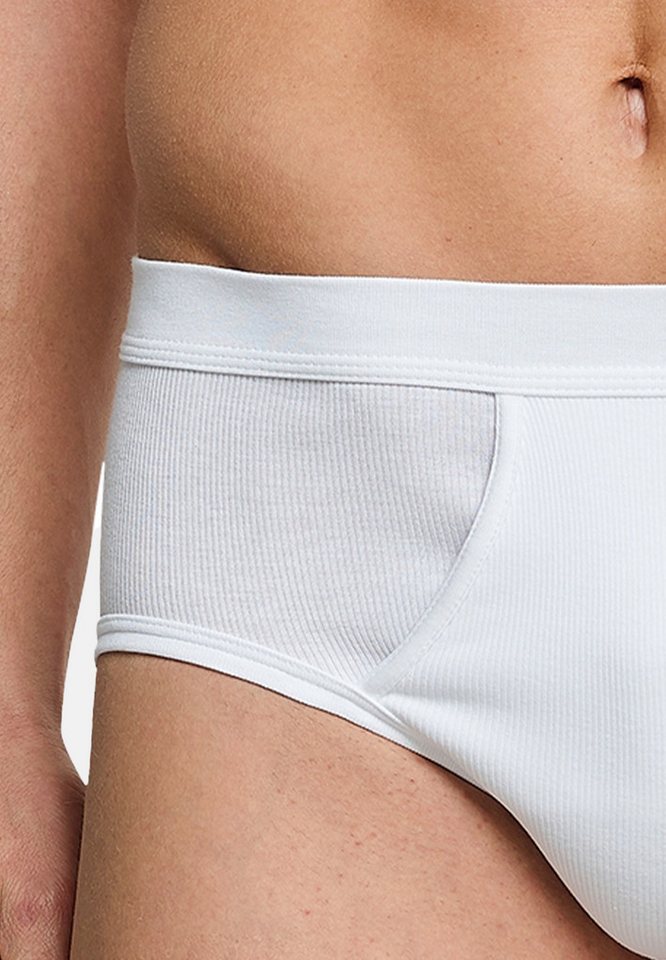 Schiesser Slip 4er Pack Cotton Essentials Doppelripp (Spar-Set, 4-St) Slip / Unterhose - Baumwolle - mit Eingriff - Strapazierfähig – Bild 4 von 5