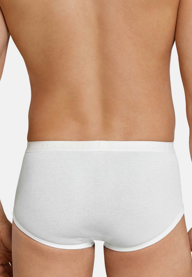 Schiesser Slip 4er Pack Original Classics Doppelripp (Spar-Set, 4-St) Slip / Unterhose - Baumwolle - mit Eingriff - Strapazierfähig – Bild 3 von 3