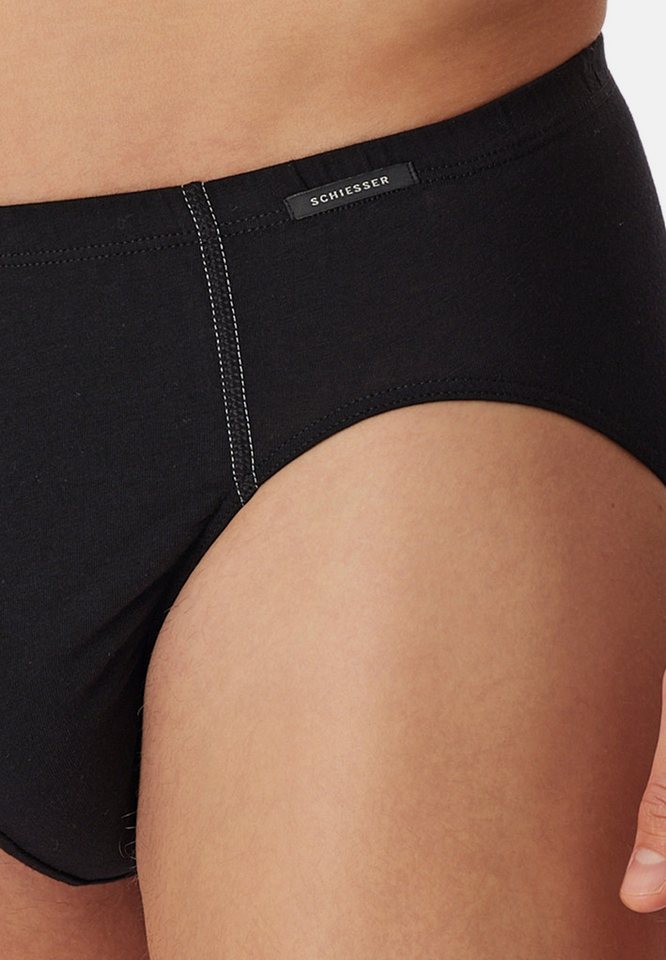 Schiesser Slip 6er Pack Cotton Essential (Spar-Set, 6-St) Mini Slip / Unterhose - Baumwolle - ohne Eingriff – Bild 4 von 5