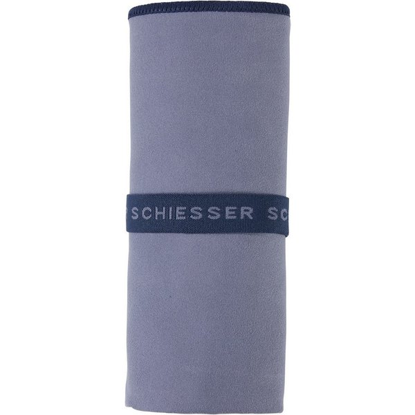 Schiesser Sporthandtuch Mario aus Mikrofaser, Microfaser (1-St), mit Kontrastsaum und Logo-Print