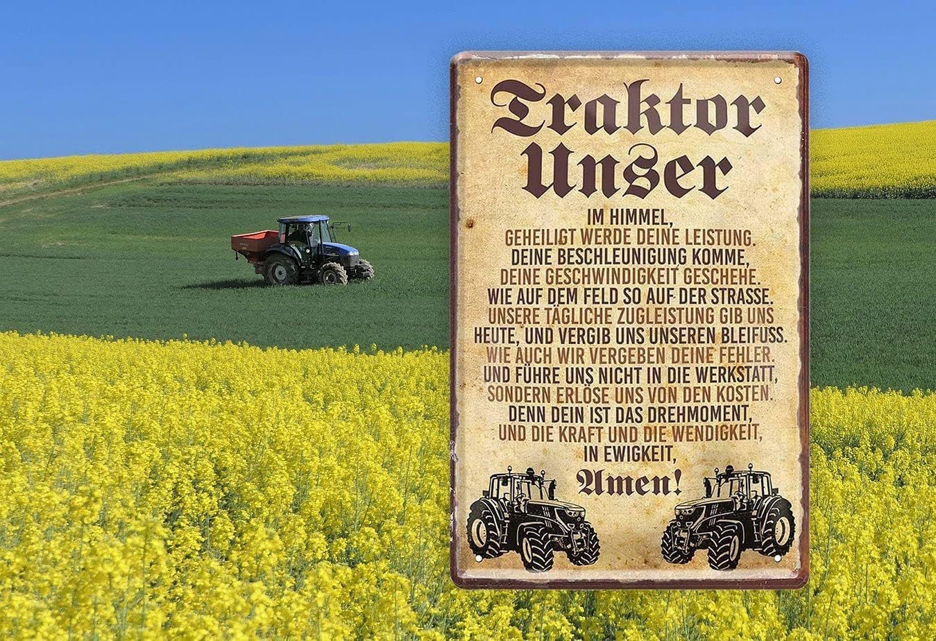 schilderkreis24 Metallschild Traktor Unser – Bild 2 von 5