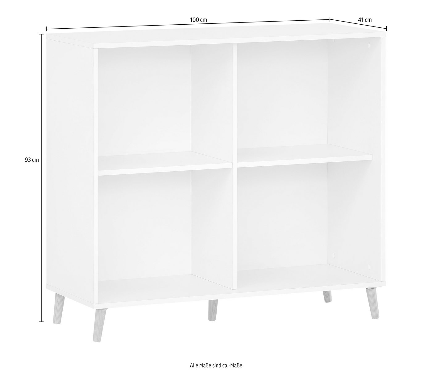 Schildmeyer Aktenregal Serie 500, Regal, Made in Germany, B: 100 cm, Solide Verarbeitung - Dieses Produkt ist in Deutschland gefertigt – Bild 4 von 5