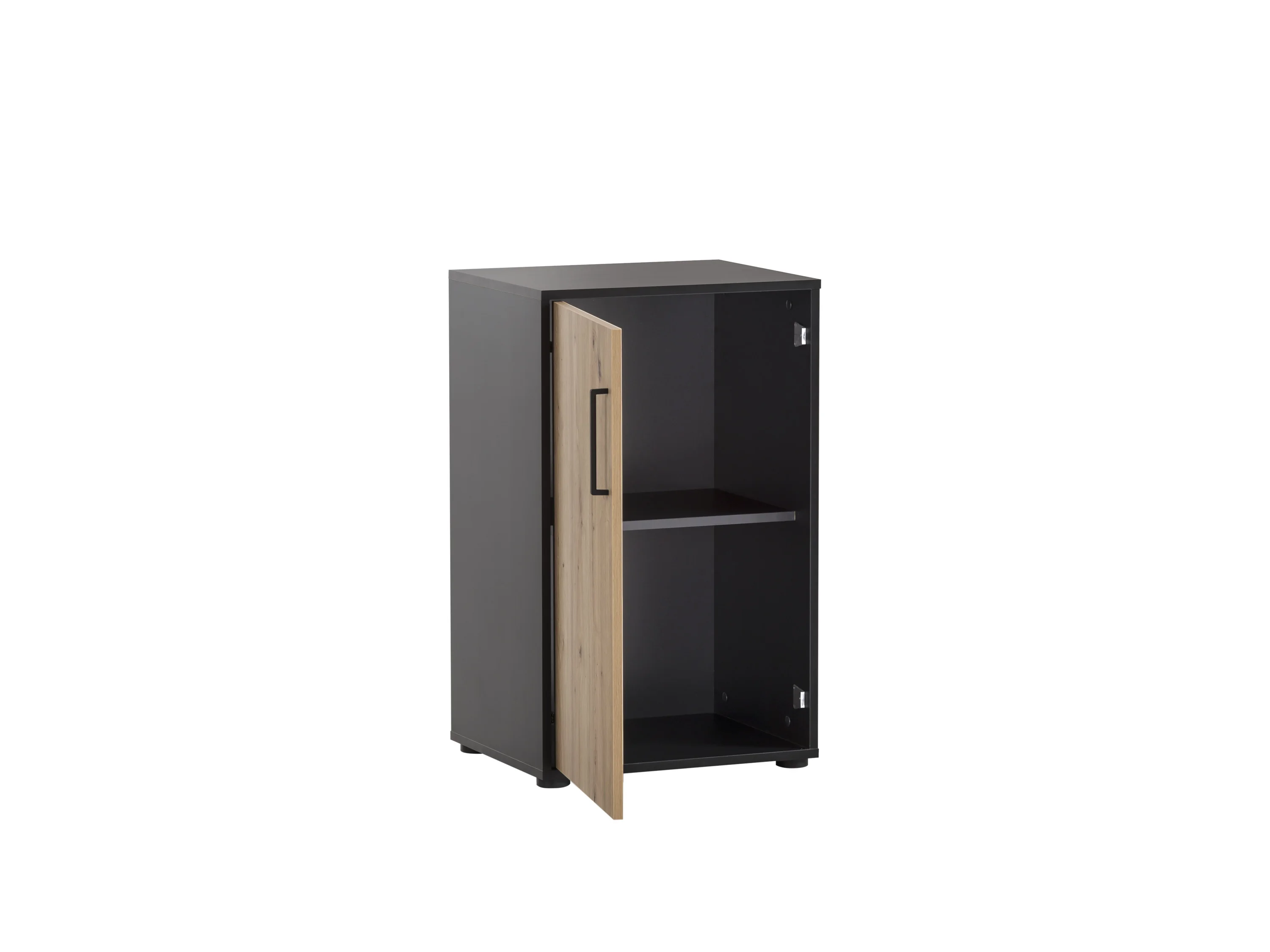 SCHILDMEYER Aktenschrank Aino (2er, schwarzmatt-Artisan Eiche) – Bild 3 von 3
