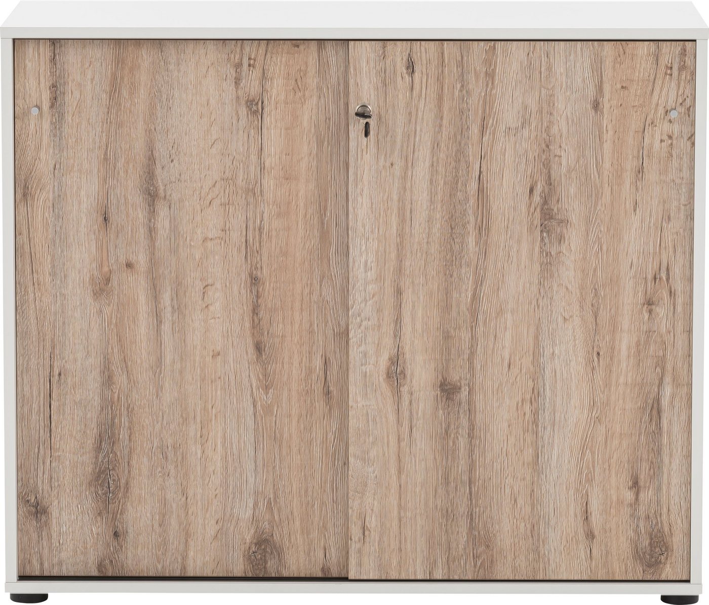 Schildmeyer Aktenschrank Serie 400, Schiebetürenschrank, Made in Germany, B: 100,1 cm Solide Verarbeitung - Dieses Produkt ist in Deutschland gefertigt – Bild 3 von 5