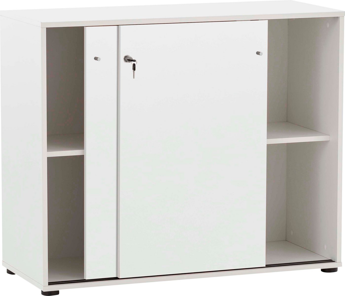 Schildmeyer Aktenschrank Serie 400, Schiebetürenschrank, Made in Germany, B: 100,1 cm Solide Verarbeitung - Dieses Produkt ist in Deutschland gefertigt – Bild 2 von 5