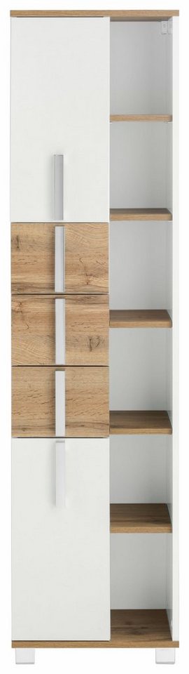 Schildmeyer Hochschrank Kampen, Hochschrank mit offenen Fächern, Made in Germany Solide Verarbeitung - Dieses Produkt ist in Deutschland gefertigt – Bild 3 von 5