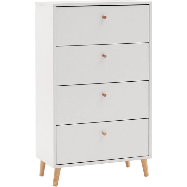 Schildmeyer Kommode Bjarne, Kommode, melaminharzbeschichtet, Made in Germany, B: 60 cm (1 St), Solide Verarbeitung - Dieses Produkt ist in Deutschland gefertigt