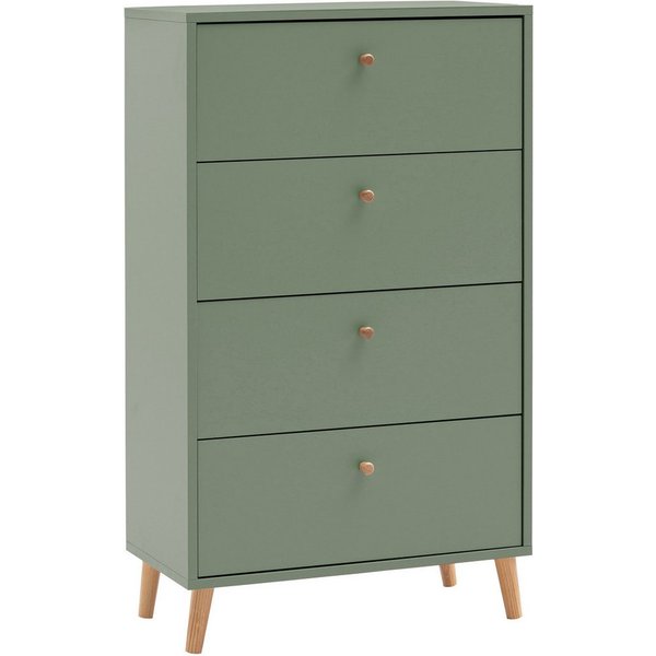 Schildmeyer Kommode Bjarne, Kommode, melaminharzbeschichtet, Made in Germany, B: 60 cm (1 St), Solide Verarbeitung - Dieses Produkt ist in Deutschland gefertigt