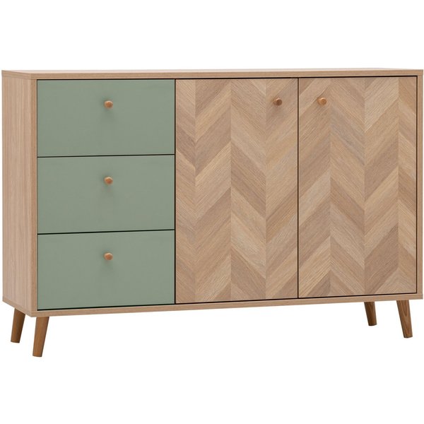 Schildmeyer Kommode Visby, Sideboard, Made in Germany, B: 109 cm (1 St), Solide Verarbeitung - Dieses Produkt ist in Deutschland gefertigt