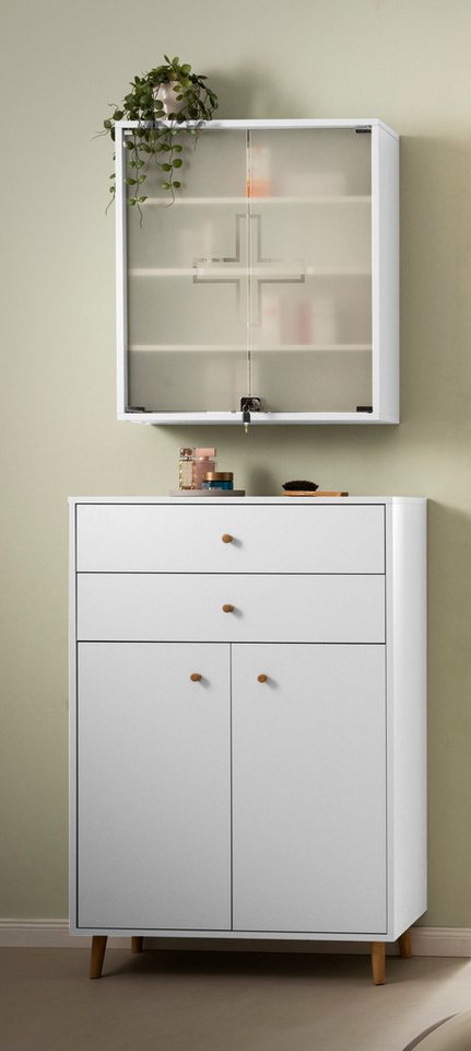 Schildmeyer Medizinschrank Bjarne, Medizinschrank, Made in Germany, B: 64 cm Solide Verarbeitung - Dieses Produkt ist in Deutschland gefertigt – Bild 2 von 4