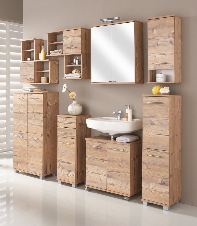 Schildmeyer Midischrank Isola, Midischrank, Made in Germany, B: 60 cm Solide Verarbeitung - Dieses Produkt ist in Deutschland gefertigt – Bild 4 von 5