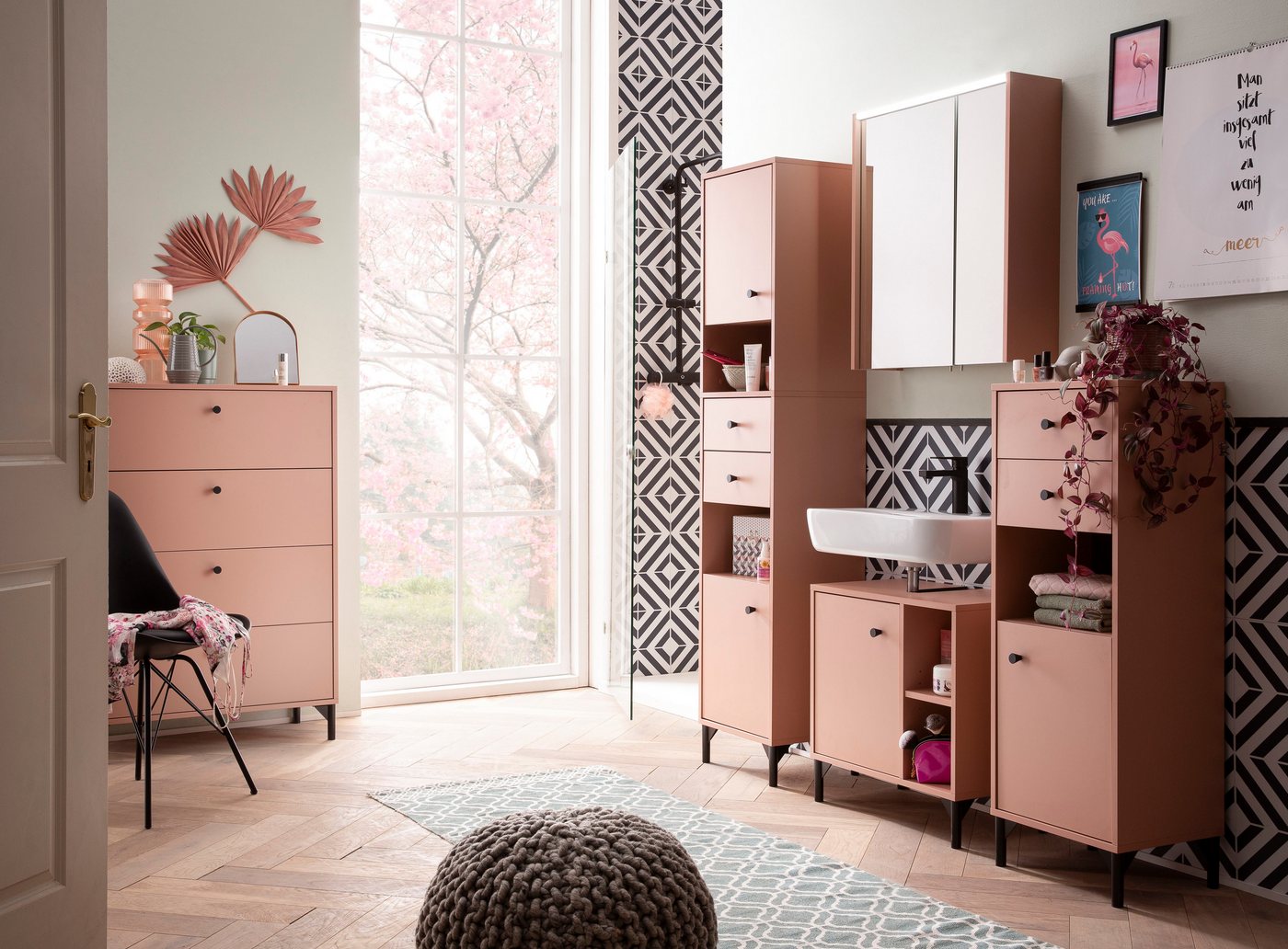 Schildmeyer Midischrank Smash, Midischrank, Made in Germany, B: 40 cm Solide Verarbeitung - Dieses Produkt ist in Deutschland gefertigt – Bild 2 von 4