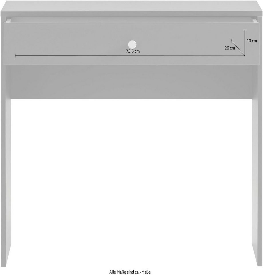 Schildmeyer Schminktisch Hilda, Schminktisch, Made in Germany, B: 80 cm, Solide Verarbeitung - Dieses Produkt ist in Deutschland gefertigt – Bild 5 von 5