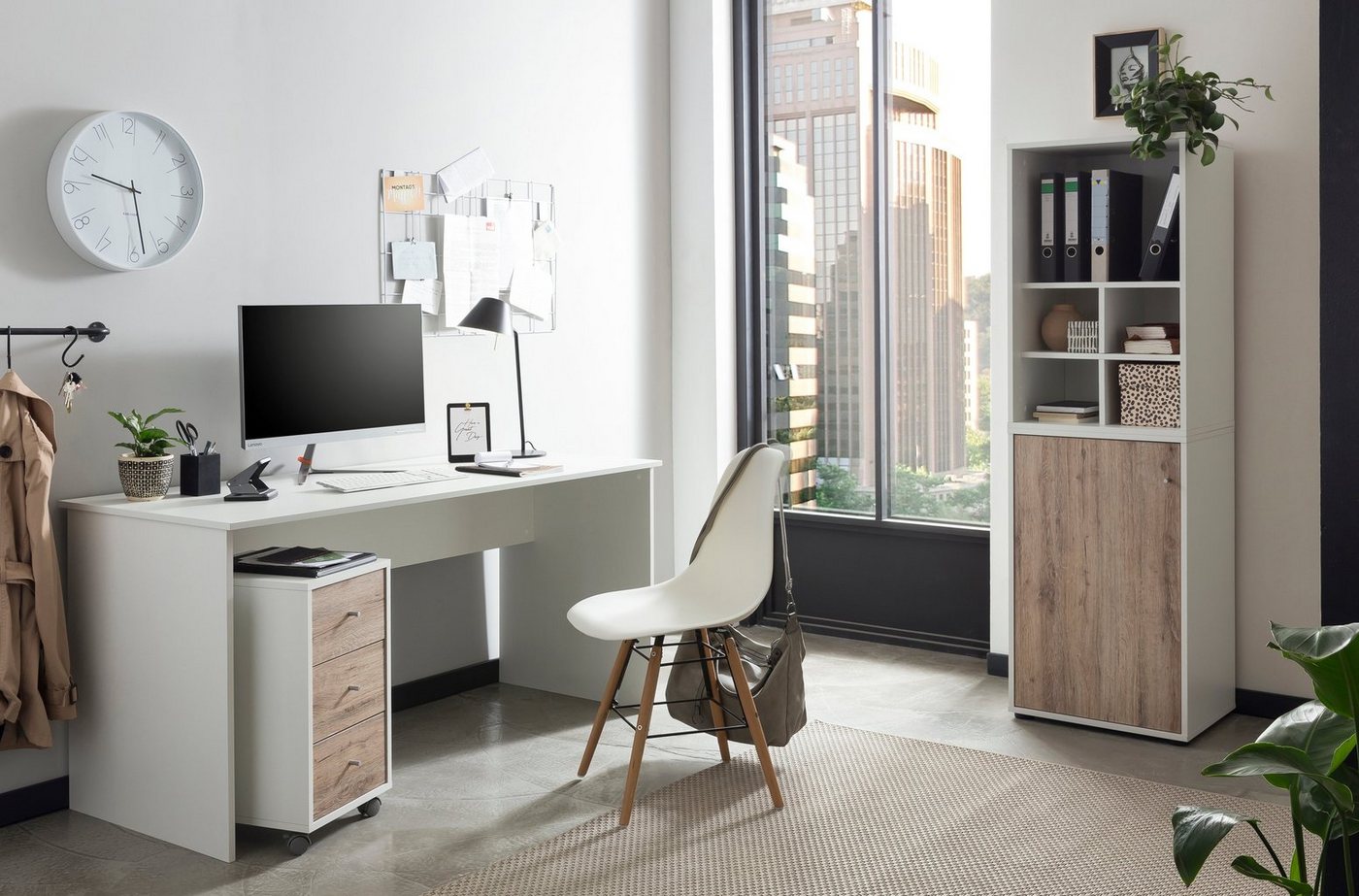 Schildmeyer Schreibtisch Serie 400, Schreibtisch, Made in Germany, B 144 cm, Solide Verarbeitung - Dieses Produkt ist in Deutschland gefertigt – Bild 2 von 5