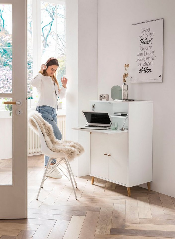 Schildmeyer Schreibtisch Serie 500, Sekretär, Made in Germany, B: 65 cm, Solide Verarbeitung - Dieses Produkt ist in Deutschland gefertigt – Bild 2 von 3