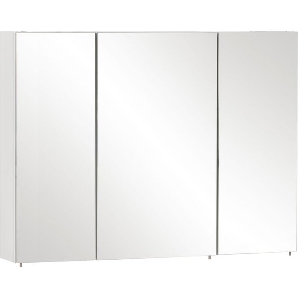 Schildmeyer Spiegelschrank Basic, Spiegelschrank, Made in Germany, B: 100 cm Solide Verarbeitung - Dieses Produkt ist in Deutschland gefertigt