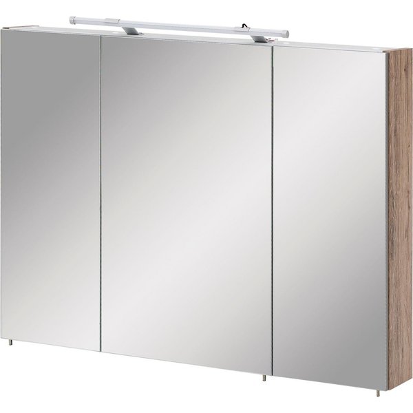 Schildmeyer Spiegelschrank Dorina, Spiegelschrank, Made in Germany, B: 90 cm Solide Verarbeitung - Dieses Produkt ist in Deutschland gefertigt