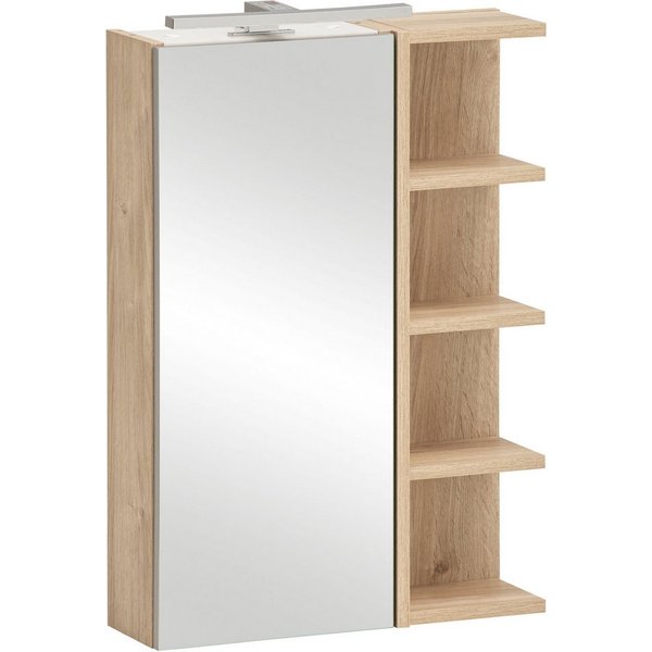 Schildmeyer Spiegelschrank Mads, Spiegelschrank, Made in Germany, B: 49,7 cm (1-St) Solide Verarbeitung - Dieses Produkt ist in Deutschland gefertigt
