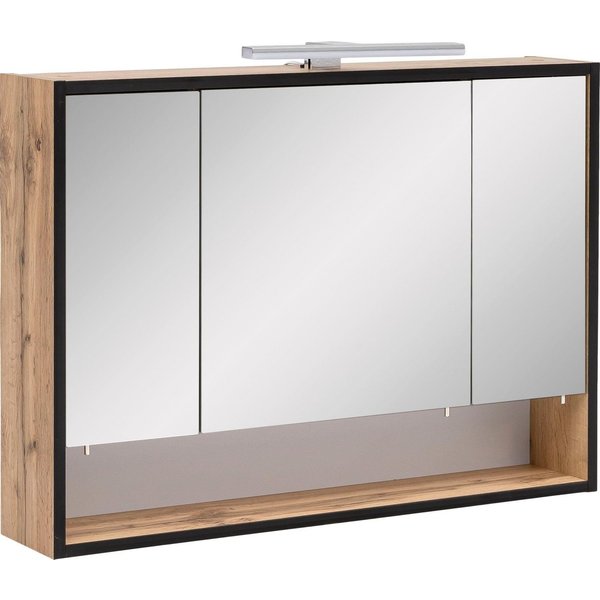 Schildmeyer Spiegelschrank Maxima, Spiegelschrank, Made in Germany, B: 80 cm Solide Verarbeitung - Dieses Produkt ist in Deutschland gefertigt