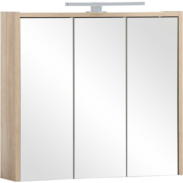 Schildmeyer Spiegelschrank Sander, Spiegelschrank, Made in Germany, B: 65 cm (1-St) Solide Verarbeitung - Dieses Produkt ist in Deutschland gefertigt