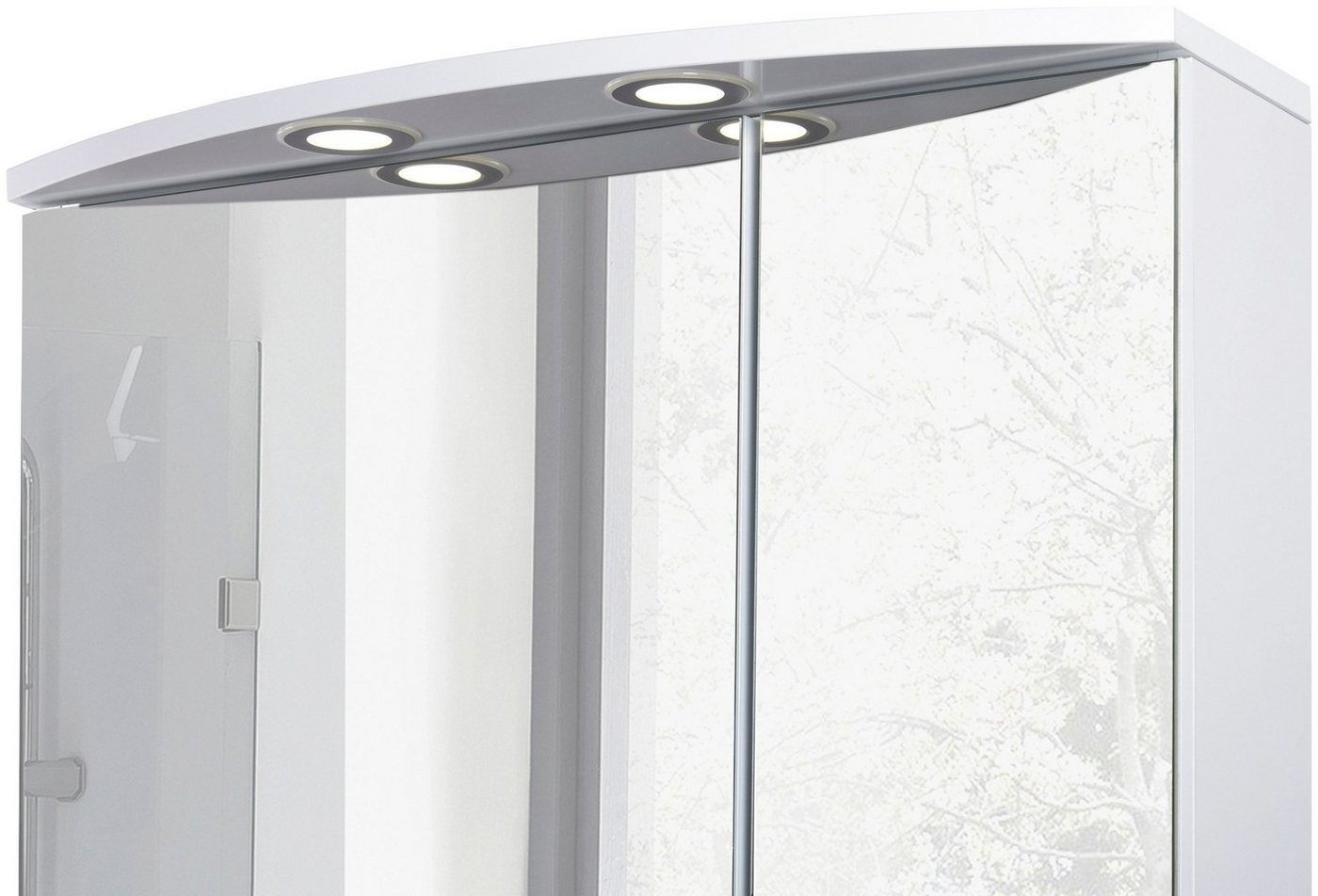 Schildmeyer Spiegelschrank Verona, Spiegelschrank, Made in Germany, B: 60 cm Solide Verarbeitung - Dieses Produkt ist in Deutschland gefertigt – Bild 4 von 5