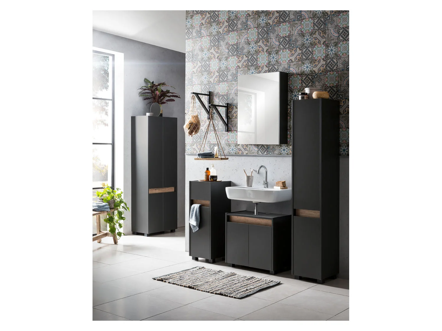SCHILDMEYER Unterschrank Cosmo (Anthrazit) – Bild 4 von 4