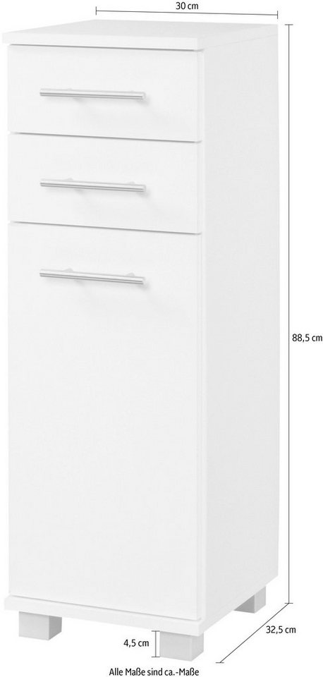 Schildmeyer Unterschrank Isola, Unterschrank, Made in Germany, B: 30 cm Solide Verarbeitung - Dieses Produkt ist in Deutschland gefertigt – Bild 4 von 5