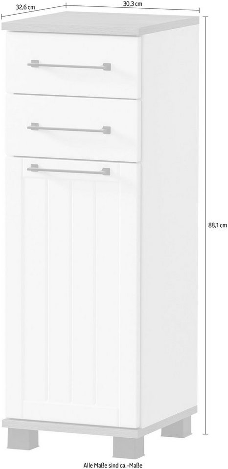 Schildmeyer Unterschrank Jelda, Unterschrank, Made in Germany, B 30,3 cm Solide Verarbeitung - Dieses Produkt ist in Deutschland gefertigt – Bild 5 von 5