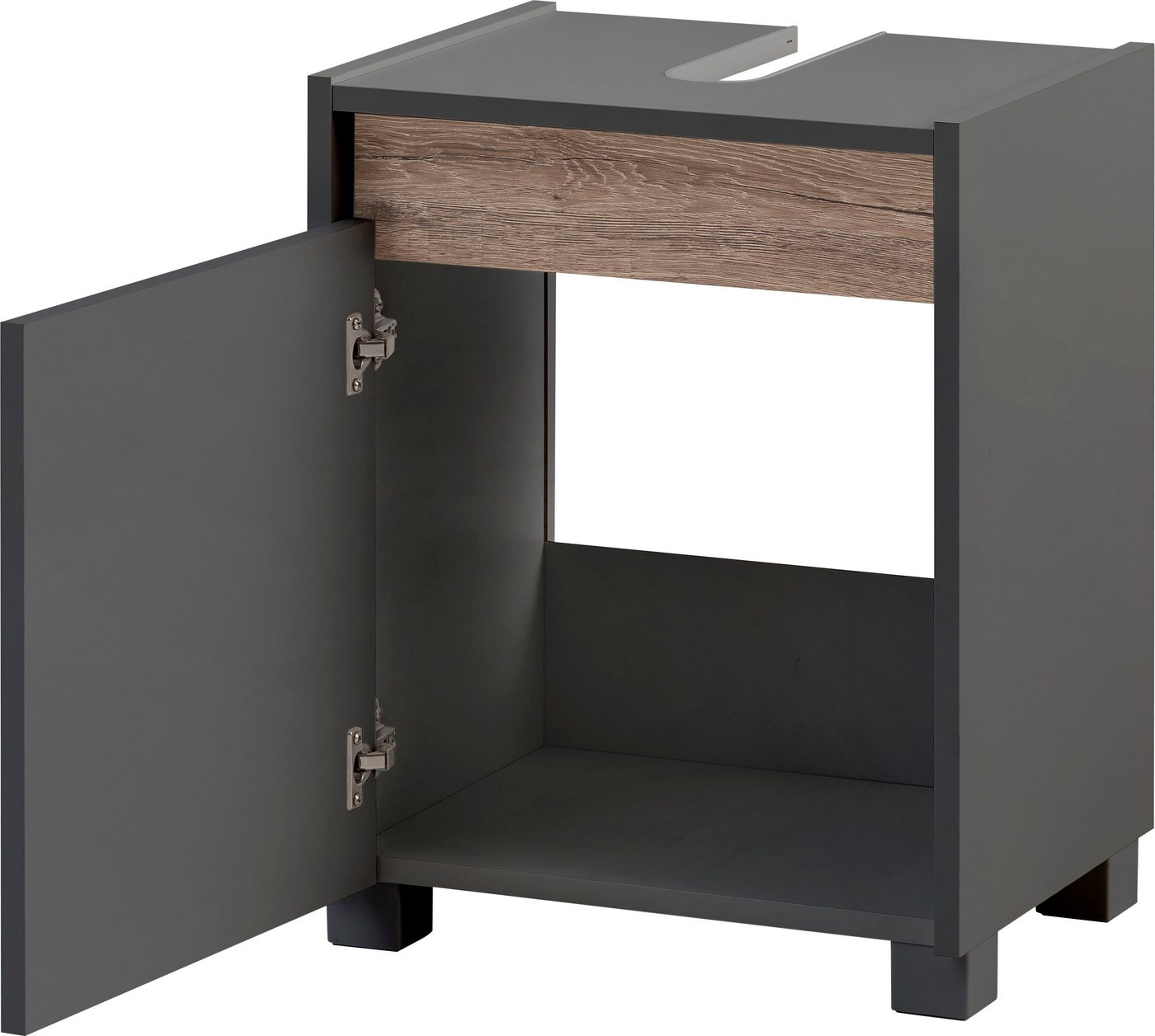 Schildmeyer Waschbeckenunterschrank Cosmo, Waschbeckenunterschrank, Made in Germany, B: 42 cm Solide Verarbeitung - Dieses Produkt ist in Deutschland gefertigt – Bild 3 von 5