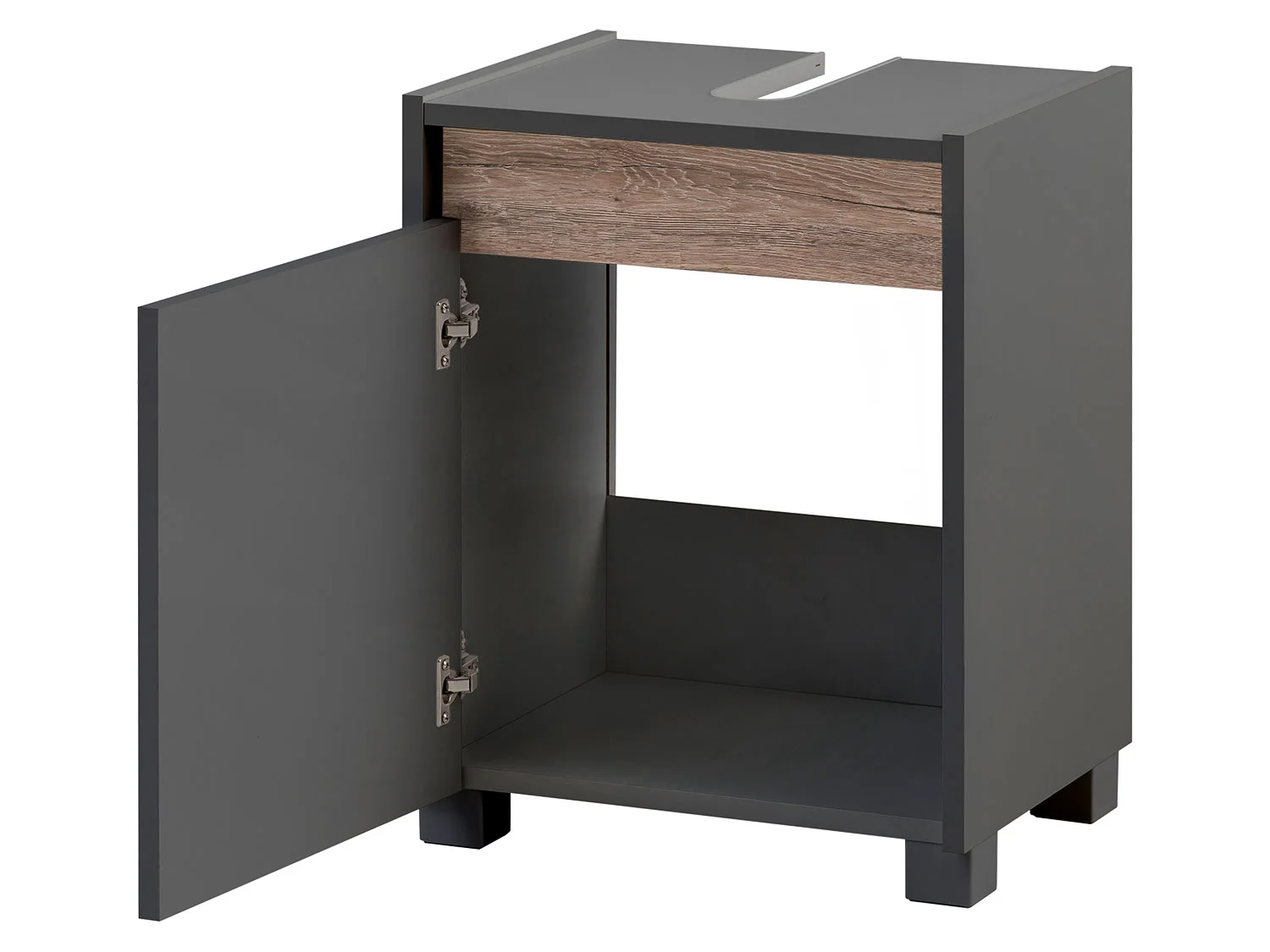 SCHILDMEYER Waschbeckenunterschrank Cosmo (Anthrazit, Breite 41,8 cm) – Bild 2 von 3
