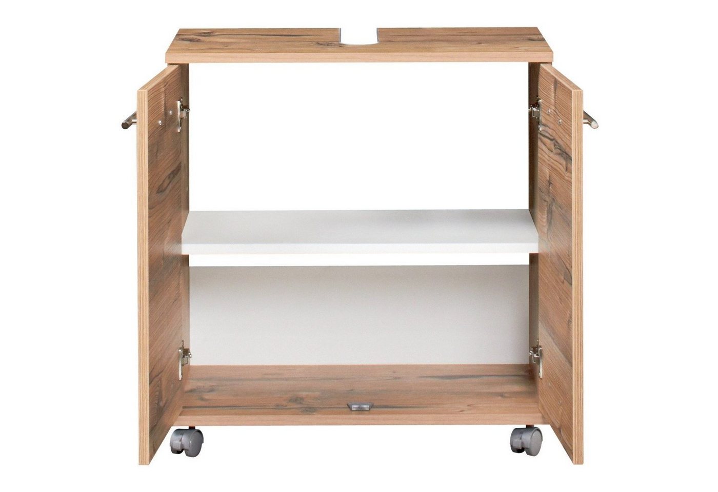 Schildmeyer Waschbeckenunterschrank Isola, Waschbeckenunterschrank, Made in Germany, B: 60 cm Solide Verarbeitung - Dieses Produkt ist in Deutschland gefertigt – Bild 2 von 5