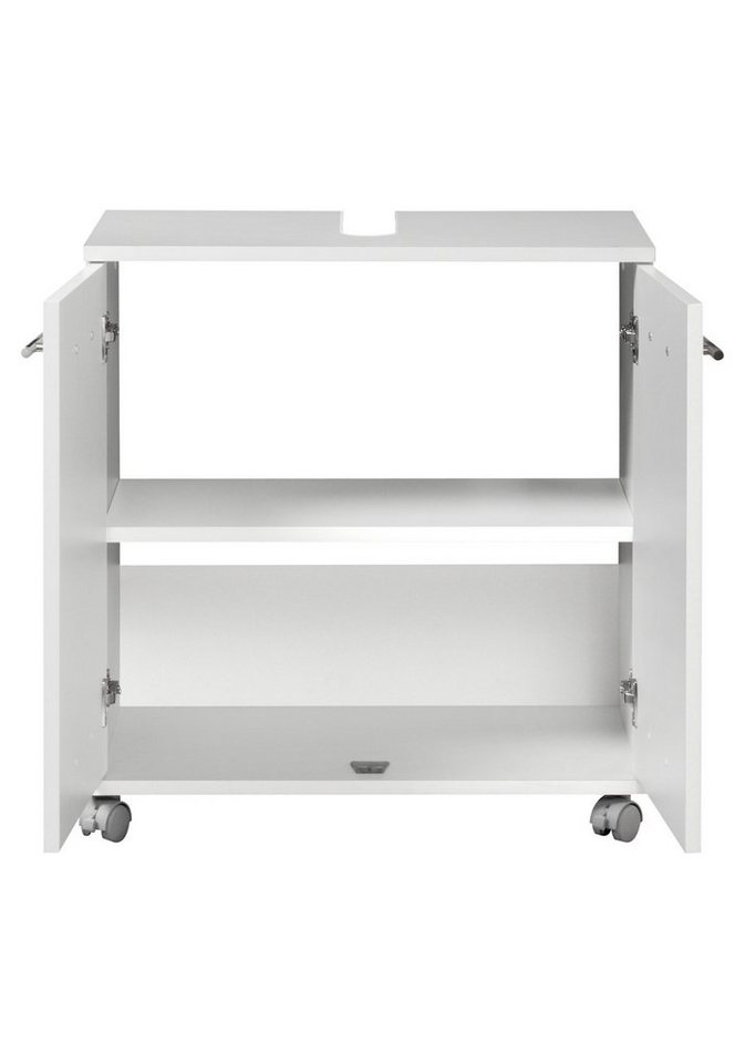 Schildmeyer Waschbeckenunterschrank Isola, Waschbeckenunterschrank, Made in Germany, B: 60 cm Solide Verarbeitung - Dieses Produkt ist in Deutschland gefertigt – Bild 2 von 5