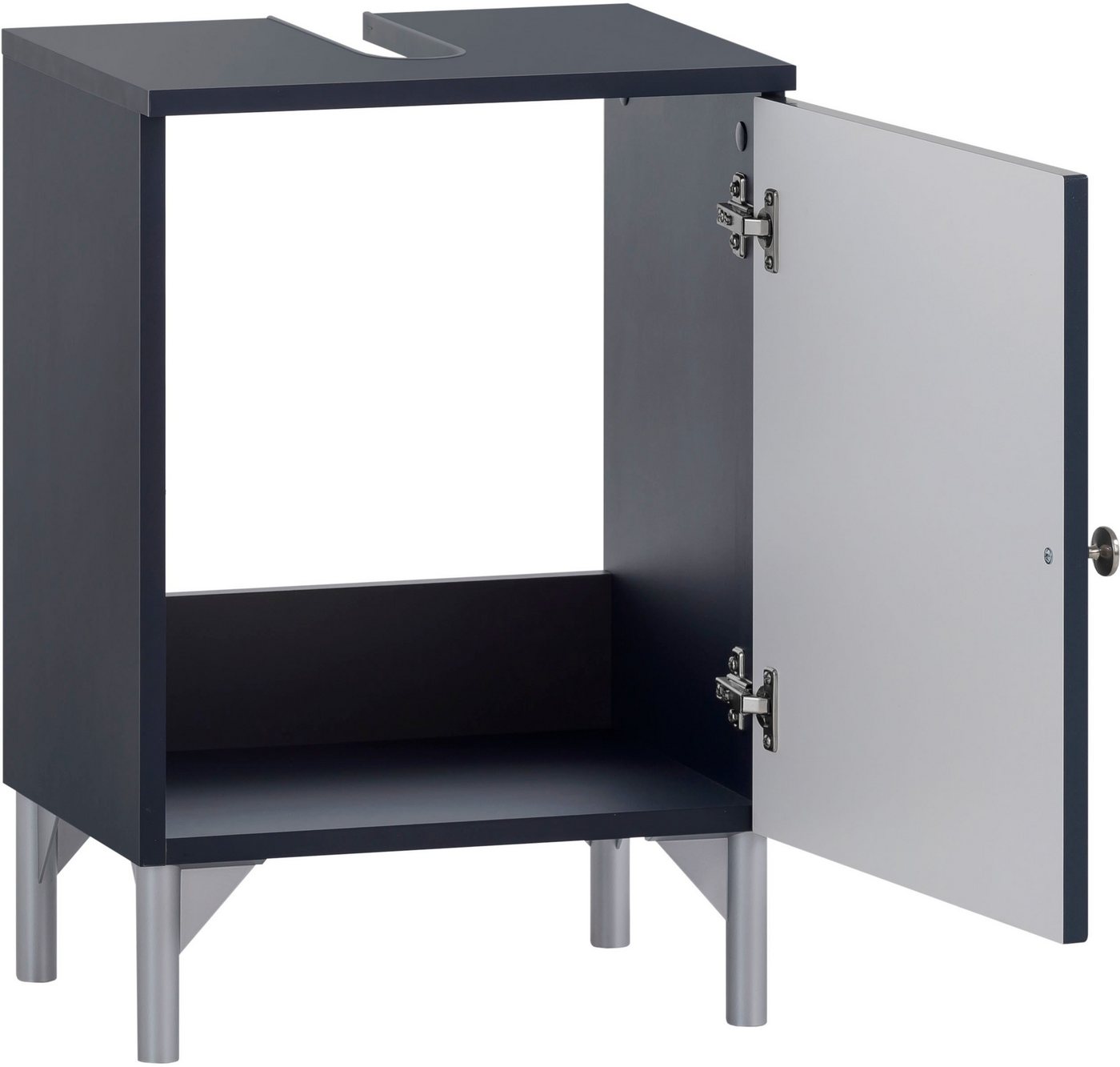Schildmeyer Waschbeckenunterschrank Jesper, Waschbeckenunterschrank, Made in Germany, B: 40 cm Solide Verarbeitung - Dieses Produkt ist in Deutschland gefertigt – Bild 2 von 5